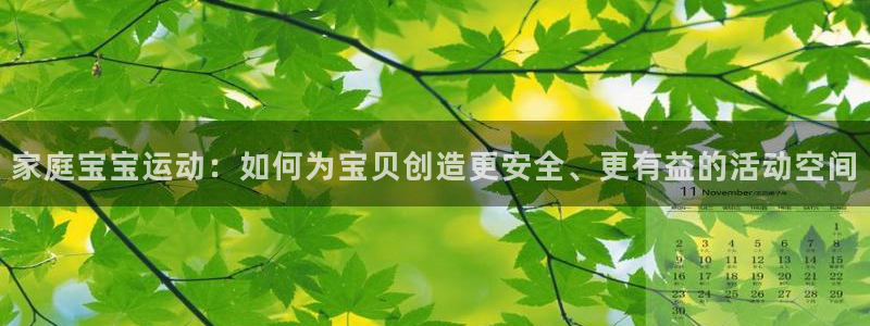 凯捷体育平台：家庭宝宝运动：如何为宝贝创造更安全、更