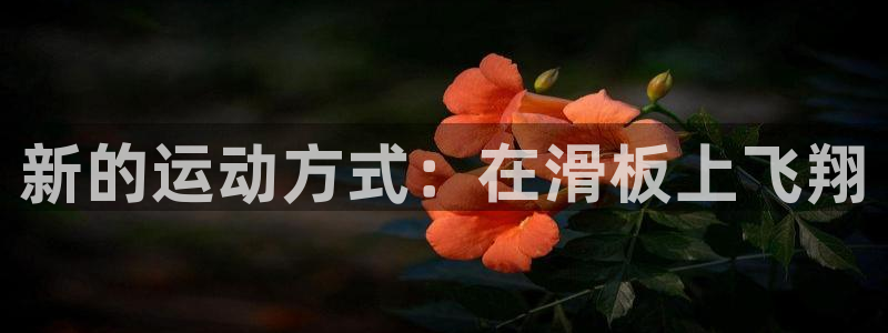 凯捷体育招商电话是多少号码：新的运动方式：在滑板上飞