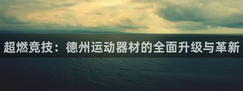 凯捷体育平台注册要钱吗：超燃竞技：德州运动器材的全面