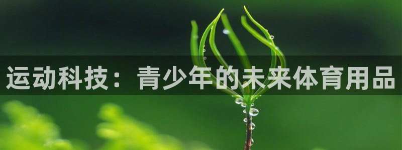凯捷体育注册：运动科技：青少年的未来体育用品