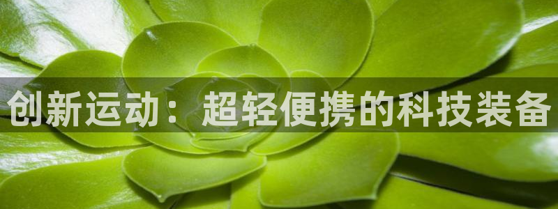 凯捷体育集团官网网址：创新运动：超轻便携的科技装备