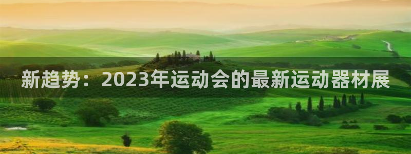 意昂平台体育：新趋势：2023年运动会的最新运动器材