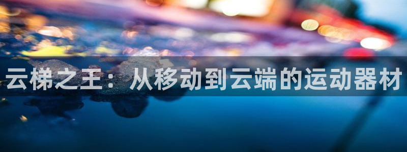 德国凯捷体育集团：云梯之王：从移动到云端的运动器材