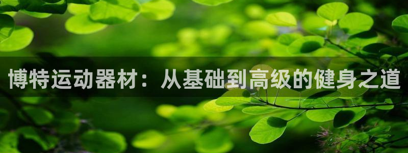 凯捷体育平台是正规平台吗知乎：博特运动器材：从基础到