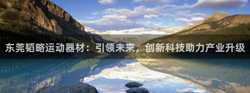 凯捷体育平台是正规平台吗安全吗:东莞韬略运动器材:引领未来,